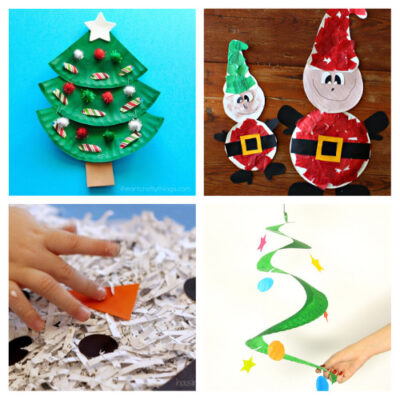 20 Fun Christmas Paper Plate Kids Crafts- A Cultivated Nest