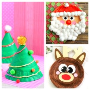 20 Fun Christmas Paper Plate Kids Crafts- A Cultivated Nest