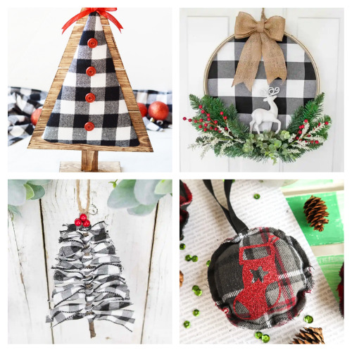 20 Gorgeous DIY Buffalo Check Christmas Decorations- A Cultivated Nest