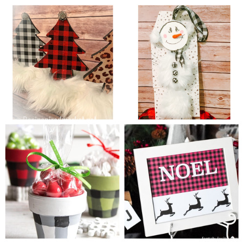 20 Gorgeous DIY Buffalo Check Christmas Decorations- A Cultivated Nest