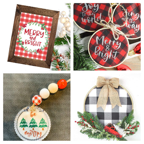 11 Ways to Add Buffalo Plaid Christmas Decorations - Marty's Musings