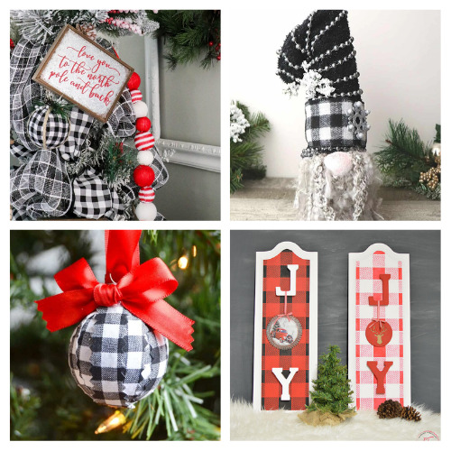 11 Ways to Add Buffalo Plaid Christmas Decorations - Marty's Musings