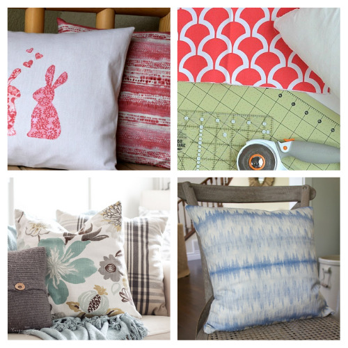 The Easiest Pillow Cover Ever - Organize and Decorate Everything