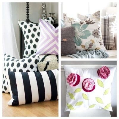 20 Easy DIY Pillow Covers