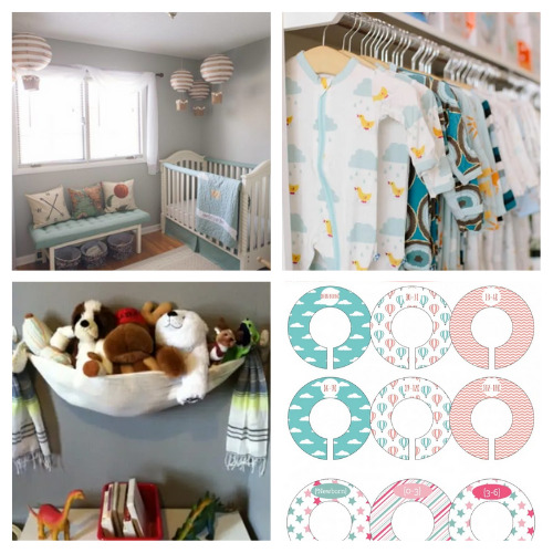 20 Frugal Nursery Organizing Ideas- Get ready for baby on a budget with these frugal nursery organization ideas! There are so many clever ways to organize your nursery! | #nurseryOrganization #nursery #organizingTips #organization #ACultivatedNest
