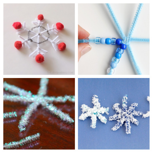 20 Fun Winter Pipe Cleaner Kids Crafts- Keep your kids busy in a fun, frugal, and mess-free way this winter with these winter pipe cleaner kids crafts! | #kidsCrafts #winterKidsCrafts #pipeCleanerCrafts #kidsActivities #ACultivatedNest