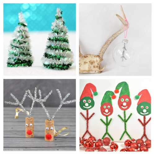 DIY Pipe Cleaner Trees Christmas Craft