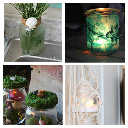 20 Gorgeous Winter Mason Jar DIYs- For a lovely and inexpensive way to update your home's décor this winter, check out these gorgeous winter Mason jar crafts! | Christmas Mason jar crafts, #masonJarCrafts #winterDIY #winterDecor #winterCrafts #ACultivatedNest