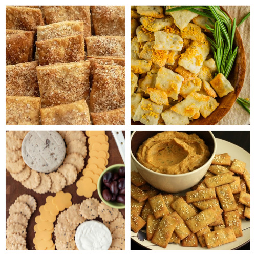 20 Easy Homemade Cracker Recipes- For some delicious snack recipes, you have to check out these easy homemade cracker recipes! They're perfect for feeding a crowd! | #snackRecipes #homemade #crackerRecipes #recipes #ACultivatedNest
