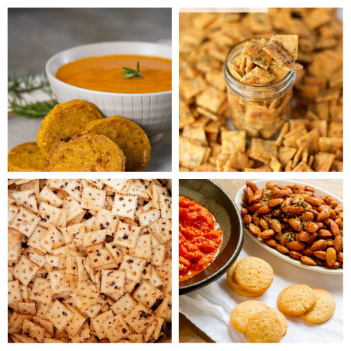 20 Easy Cracker Recipes to Make from Scratch- For some delicious snack recipes, you have to check out these easy homemade cracker recipes! They're perfect for feeding a crowd! | #snackRecipes #homemade #crackerRecipes #recipes #ACultivatedNest