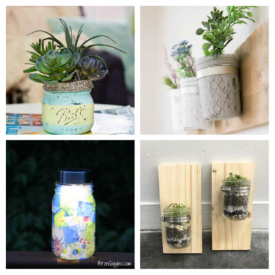 24 Fun Spring Mason Jar Crafts- A Cultivated Nest