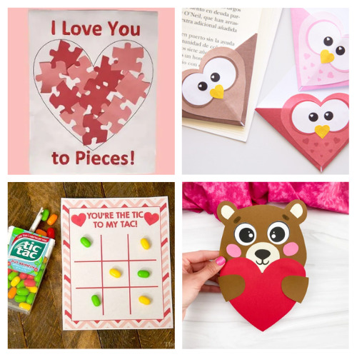28 Kids Crafts for Valentine’s Day- For a fun and frugal way to help your kids celebrate Valentine's this year, check out these Valentine's Day kids crafts! | #ValentinesDay #kidsCrafts #kidsActivities #Valentines #ACultivatedNest