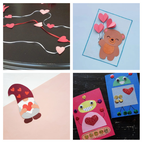 28 Valentine's Kids Crafts- For a fun and frugal way to help your kids celebrate Valentine's this year, check out these Valentine's Day kids crafts! | #ValentinesDay #kidsCrafts #kidsActivities #Valentines #ACultivatedNest