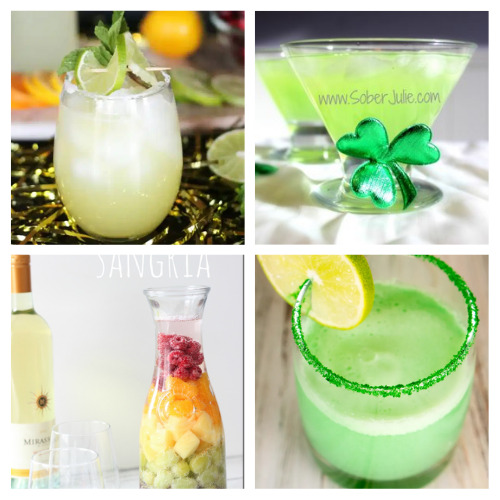 20 Festive Saint Patrick's Day Drinks- Find the perfect beverage in this list of St. Patrick's Day drinks! There are fruity, minty, alcoholic, and mocktail drinks for everyone to love! | #StPatricksDay #SaintPatricksDay #drinks #drinkRecipes #ACultivatedNest