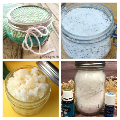 20 Relaxing Homemade Foot Soaks- Relax your tired feet after a long day with these easy and inexpensive homemade foot soaks! These make great DIY gifts! | #footSoaks #homemadeBeautyProducts #diyGifts #homemadeGiftIdeas #ACultivatedNest
