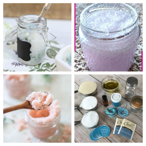 20 Relaxing Homemade Foot Soaks- Relax your tired feet after a long day with these easy and inexpensive homemade foot soaks! These make great DIY gifts! | #footSoaks #homemadeBeautyProducts #diyGifts #homemadeGiftIdeas #ACultivatedNest