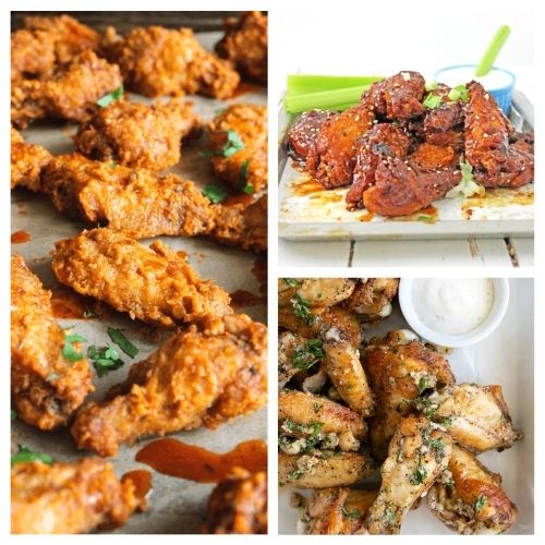 20 Tasty Wing Recipes for Your Next Watch Party- Whether you need a recipe for a sports watch party or your family's dinner, these tasty wing recipes are sure to be delicious! | #wings #wingRecipes #chickenRecipes #watchPartyRecipes #ACultivatedNest