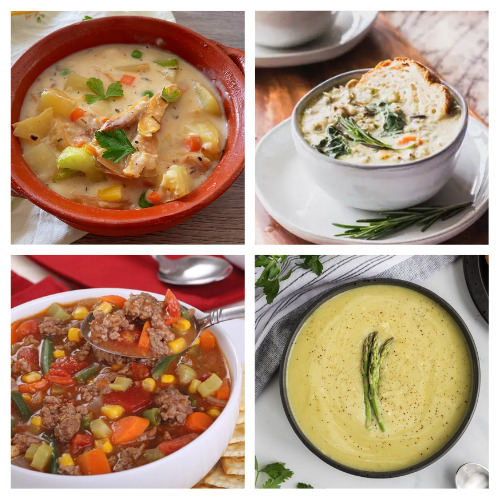 20 Soup Recipes for Cold Weather- If you want a delicious way to warm up on cold weather days, then you need to try some of these winter soup recipes! | #soup #recipe #soupRecipes #winterRecipes #ACultivatedNest