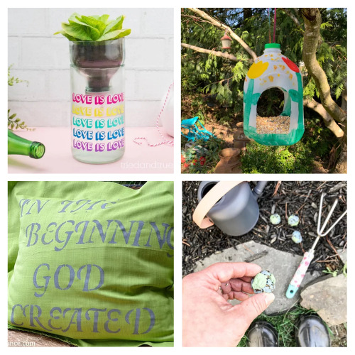 20 Fun Earth Day Kids' Crafts- Find a fun project for your kids from this list of Earth Day kids' crafts! Learn about recycling, upcycling, and taking care of the Earth. | #EarthDay #kidsCrafts #kidsActivities #craftsForKids #ACultivatedNest