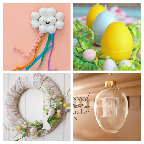 20 Fun Easter Egg DIY Projects- Check out my roundup of 20 Easter egg crafts to bring some color and joy to your home during Easter time! Some would make great gifts! | #Easter #diyProjects #crafts #EasterDIY #ACultivatedNest