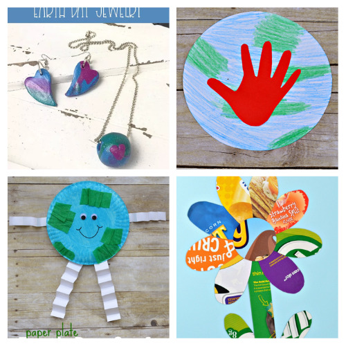 20 Fun Earth Day Kids' Activities- Find a fun project for your kids from this list of Earth Day kids' crafts! Learn about recycling, upcycling, and taking care of the Earth. | #EarthDay #kidsCrafts #kidsActivities #craftsForKids #ACultivatedNest
