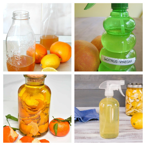 16 Frugal Homemade Citrus Cleaners- Clean your home naturally and make it smell wonderful at the same time with these frugal DIY citrus cleaners! | #homemadeCleaners #diyCleaners #cleaning #cleaningTips #ACultivatedNest