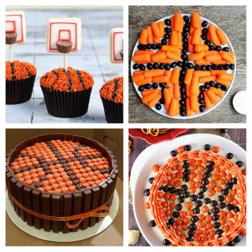 32 Fun Basketball Watch Party Recipes- If you're hosting a basketball game watch party, or a basketball themed birthday, then you'll love these fun basketball themed recipes! | #basketball #recipe #dessert #watchParty #ACultivatedNest