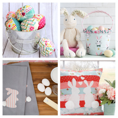 24 Fun Easter Sewing Crafts- If you want to do a fun sewing project and make some lovely Easter décor for your home, then you need to try these fun Easter sewing crafts! | #sewing #Easter #EasterDIY #EasterCraft #ACultivatedNest