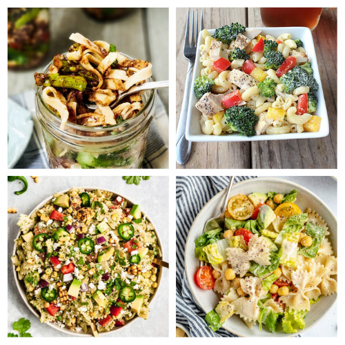 20 Delicious Pasta Salad Recipes- Make these 20 delicious pasta salad recipes this summer to enjoy something tangy or sweet, warm or cool, and oh so, refreshing! | #pastaSalad #recipe #summerRecipes #summerFood #ACultivatedNest