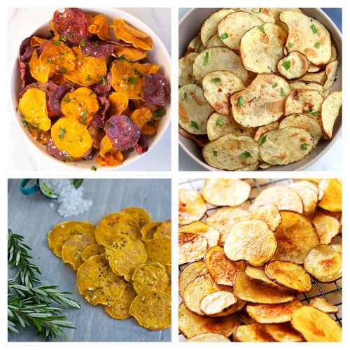 28 Delicious Homemade Potato Chip Recipes- Did you know that it's really easy to make your own homemade potato chips? Here are 28 delicious recipes for you to try! | #potatoChips #recipe #homemadePotatoChips #snackRecipes #ACultivatedNest