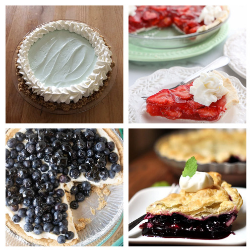 24 Delicious Spring Pie Recipes- If you're looking for a delicious treat to enjoy this spring, then you need to check out these delicious pie recipes for spring! | spring dessert recipes, spring recipes, recipes using fresh fruit, recipes using fresh berries, #pie #pieRecipes #dessertRecipes #desserts #ACultivatedNest