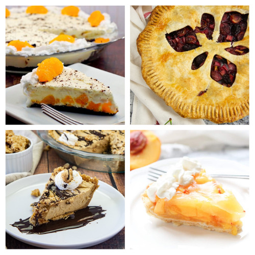 24 Delicious Spring Pie Recipes- If you're looking for a delicious treat to enjoy this spring, then you need to check out these delicious pie recipes for spring! | spring dessert recipes, spring recipes, recipes using fresh fruit, recipes using fresh berries, #pie #pieRecipes #dessertRecipes #desserts #ACultivatedNest