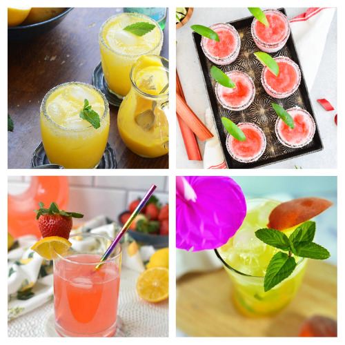 24 Tasty Spring Drink Recipes- Celebrate the delicious fresh flavors of spring with some tasty spring drink recipes! Alcoholic and nonalcoholic recipes are both included! | #recipe #drinkRecipe #springRecipes #drinks #ACultivatedNest