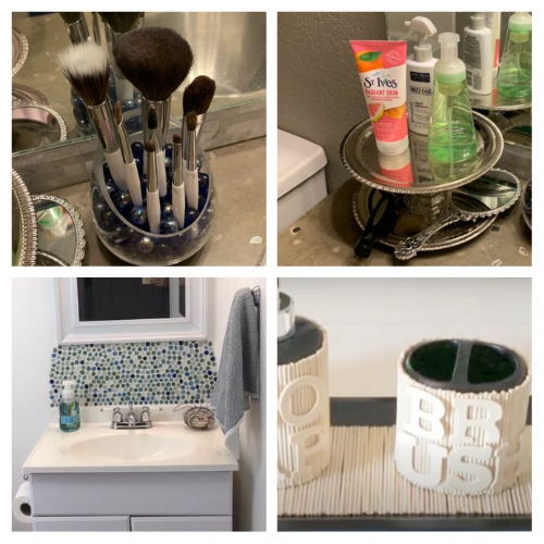 DIY Dollar Store Bathroom Organization + 7 Organizing Tips