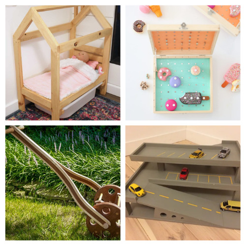 20 Easy Homemade Wooden Kids' Toys- Make one of these easy DIY wooden kids' toys to inspire your child to use their imaginations! They are easy to make and better for your home! | crafts using scrap wood, homemade kids' toys, #frugalParenting #DIY #homemadeKidsToys #woodenKidsToys #ACultivatedNest