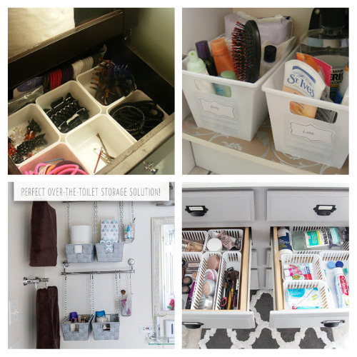 50 Dollar Store Bathroom Organization Ideas - Prudent Penny Pincher