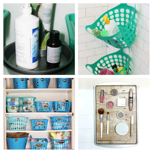 50 Dollar Store Bathroom Organization Ideas - Prudent Penny Pincher