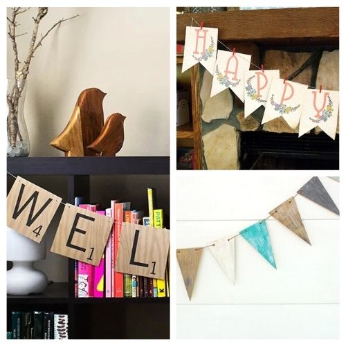 20 Beautiful DIY Banners and Buntings- Spruce up your home for different seasons, holidays, and parties with these beautiful DIY banners and buntings! | homemade banner craft, #diy #craft #bunting #banner #ACultivatedNest