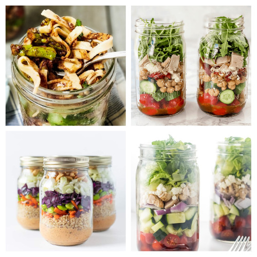 How to Layer a Mason Jar Salad Recipe! - Organize Yourself Skinny