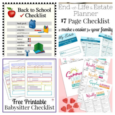 24 Handy Organization Free Printables- A Cultivated Nest