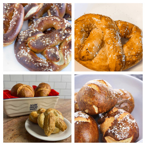28 Pretzels You Can Make at Home- These homemade pretzel recipes are easy to make and taste delicious! There are so many different hard and soft pretzels you can make at home! | #pretzels #recipes #snackRecipes #snacks #ACultivatedNest