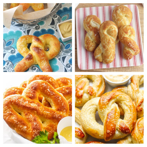 28 Pretzels You Can Make from Scratch- These homemade pretzel recipes are easy to make and taste delicious! There are so many different hard and soft pretzels you can make at home! | #pretzels #recipes #snackRecipes #snacks #ACultivatedNest