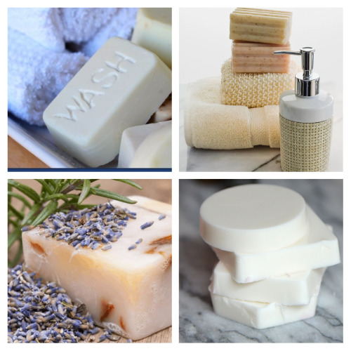 16 Lovely Hand Soap DIYs- If you want some delightful-smelling all-natural hand soap, you can easily make your own! Here are 16 lovely DIY hand soaps to make! | #diy #diySoap #handmadeSoap #soap #ACultivatedNest