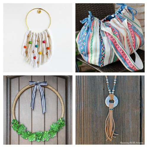 20 Fun Boho Crafts to Make This Summer- If you want to add a playful boho vibe to your home this summer, then you'll love this collection of fun boho crafts to make this summer! | #crafts #boho #diyProjects #bohoDIYs #ACultivatedNest