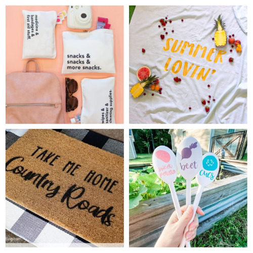20 Cute Cricut Summer Crafts- Make some of these cute Cricut summer crafts to get festive, fresh, and excited for the hot summer weather! | cutting machine projects for summer, #summerCrafts #CricutCrafts #crafts #Cricut #ACultivatedNest