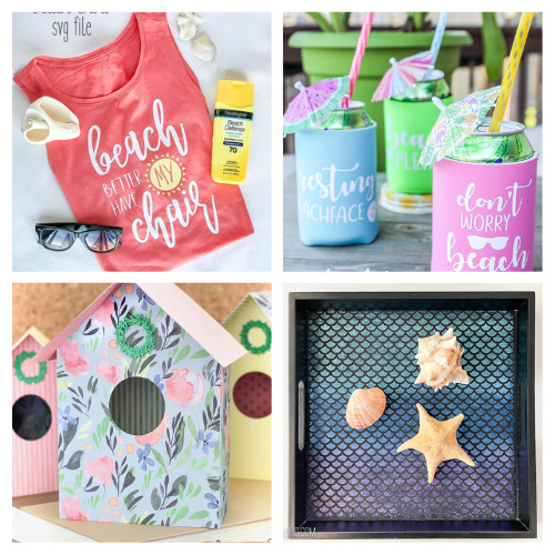 20 Cute Cricut DIYs for Summer- Make some of these cute Cricut summer crafts to get festive, fresh, and excited for the hot summer weather! | cutting machine projects for summer, #summerCrafts #CricutCrafts #crafts #Cricut #ACultivatedNest