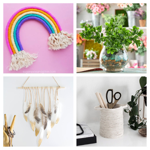 20 Fun Summer Boho Craft Projects to Make- If you want to add a playful boho vibe to your home this summer, then you'll love this collection of fun boho crafts to make this summer! | #crafts #boho #diyProjects #bohoDIYs #ACultivatedNest