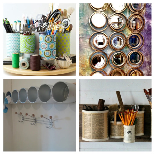20 Clever Paint Can Repurpose Projects- If you have paint cans leftover from a project, don't throw them out, repurpose them! Here are 20 clever paint can upcycle projects to try! | #diyProject #DIY #upcycle #repurpose #ACultivatedNest