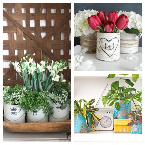 Paint Can Craft: Upcycle Paint Can into a Decorative Vase