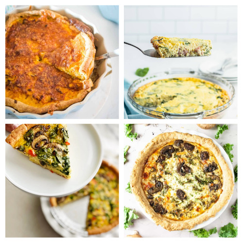 28 Delicious Quiche Recipes- If you want an easy and delicious recipe for breakfast or lunch, then you need to check out these tasty homemade quiche recipes! | #breakfast #recipe #quiche #breakfastRecipes #ACultivatedNest